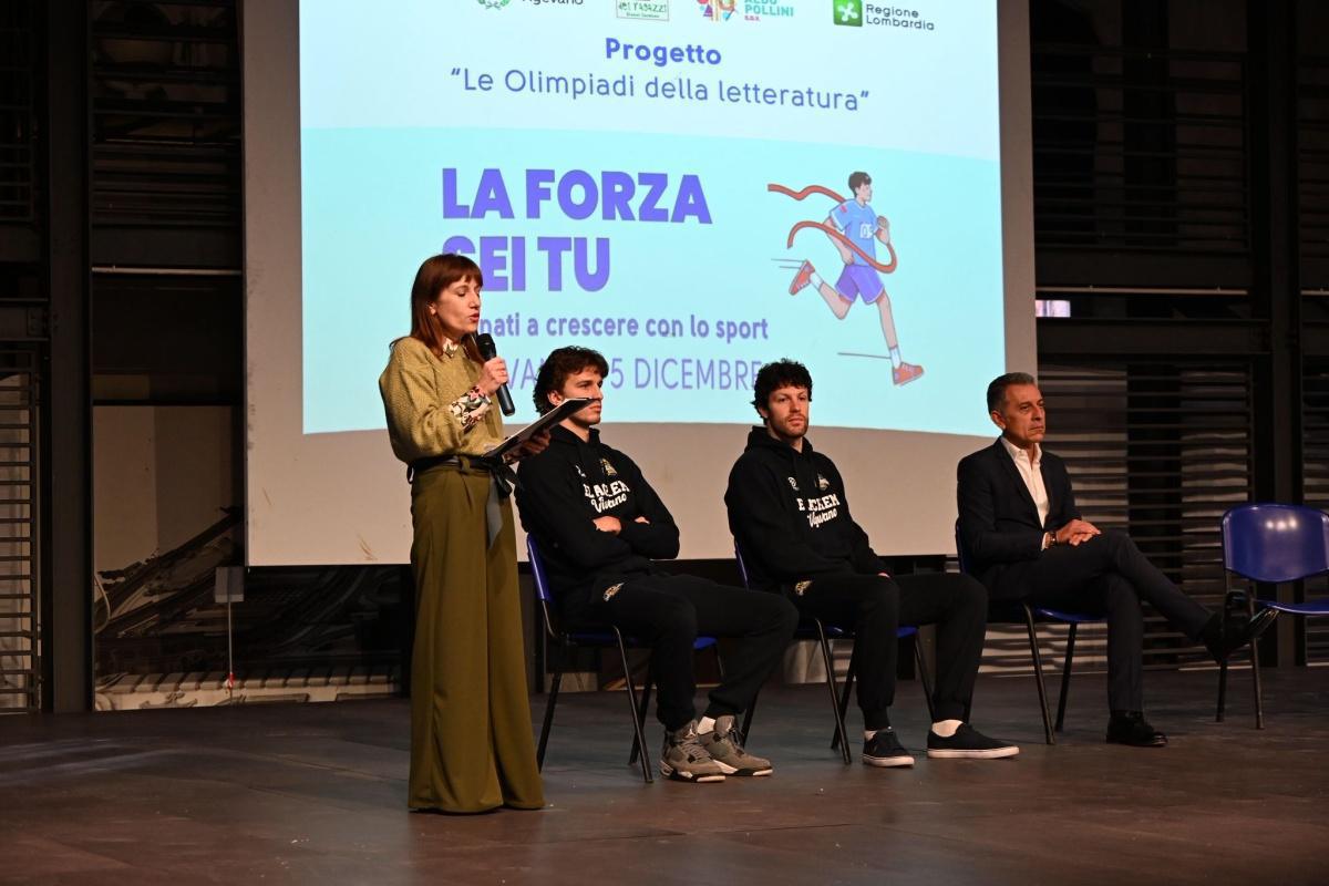 Vigevano 1955 al convegno "La forza sei tu", per allenarsi a crescere con lo sport Vigevano 1955 al convegno "La forza sei tu", per allenarsi a crescere con lo sport