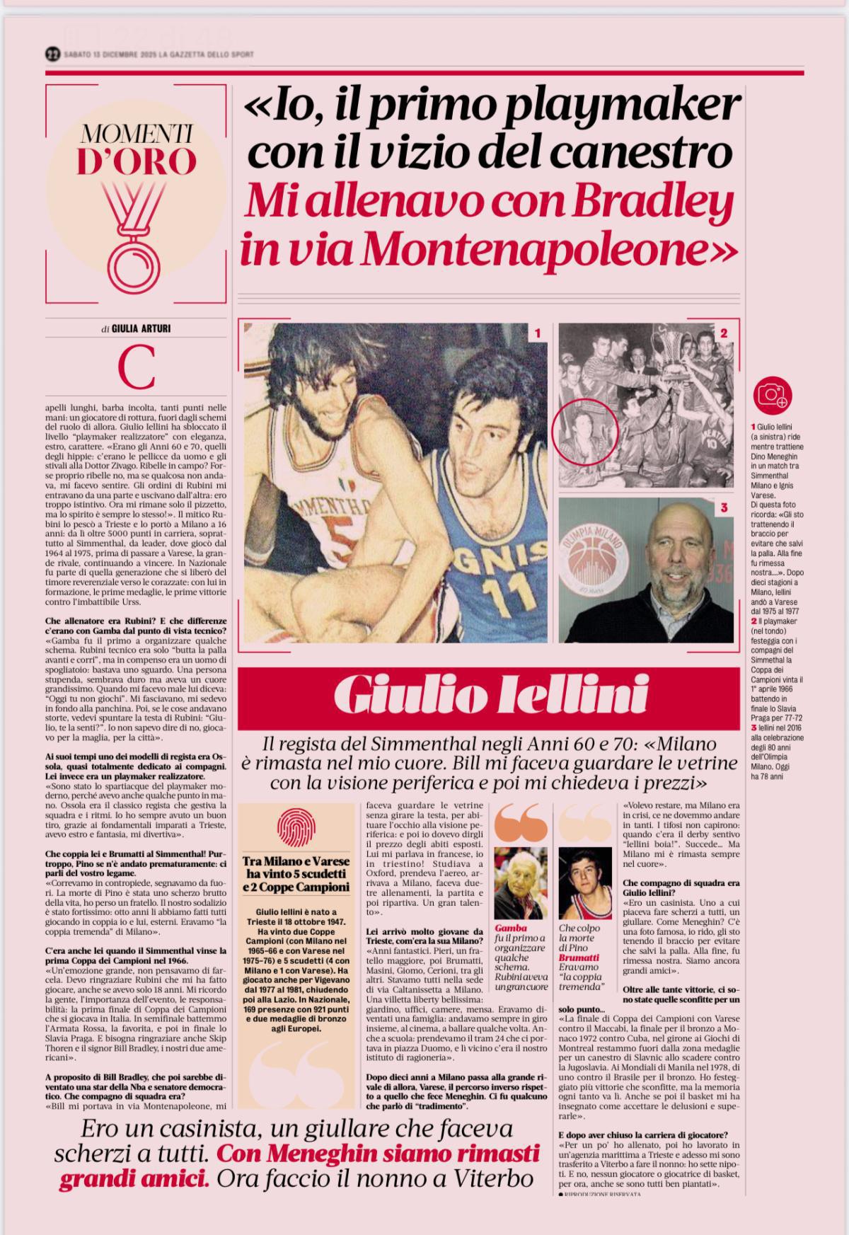 13/12/25 - La Gazzetta dello Sport