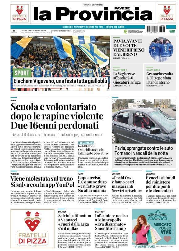26/01/26 - La Provincia Pavese