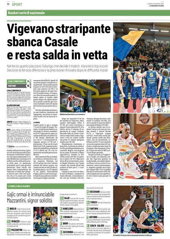 26/01/26 - La Provincia Pavese