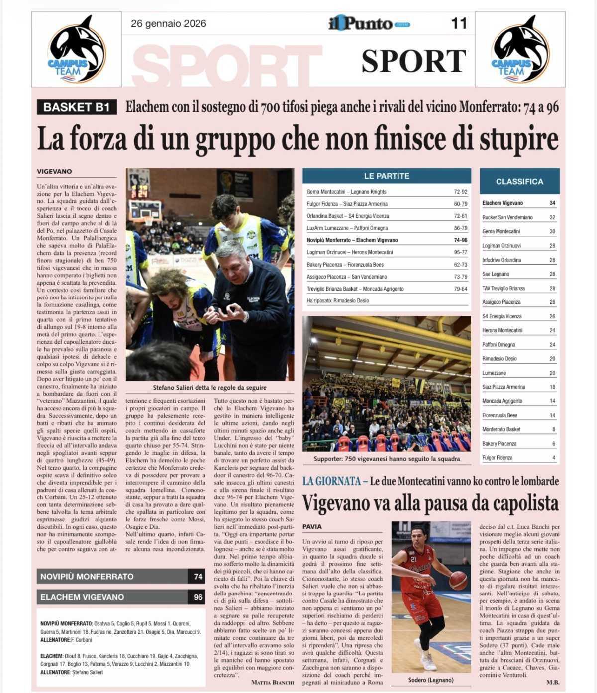 26/01/26 - Il Punto Pavese