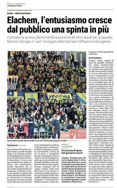 27/01/26 - La Provincia Pavese