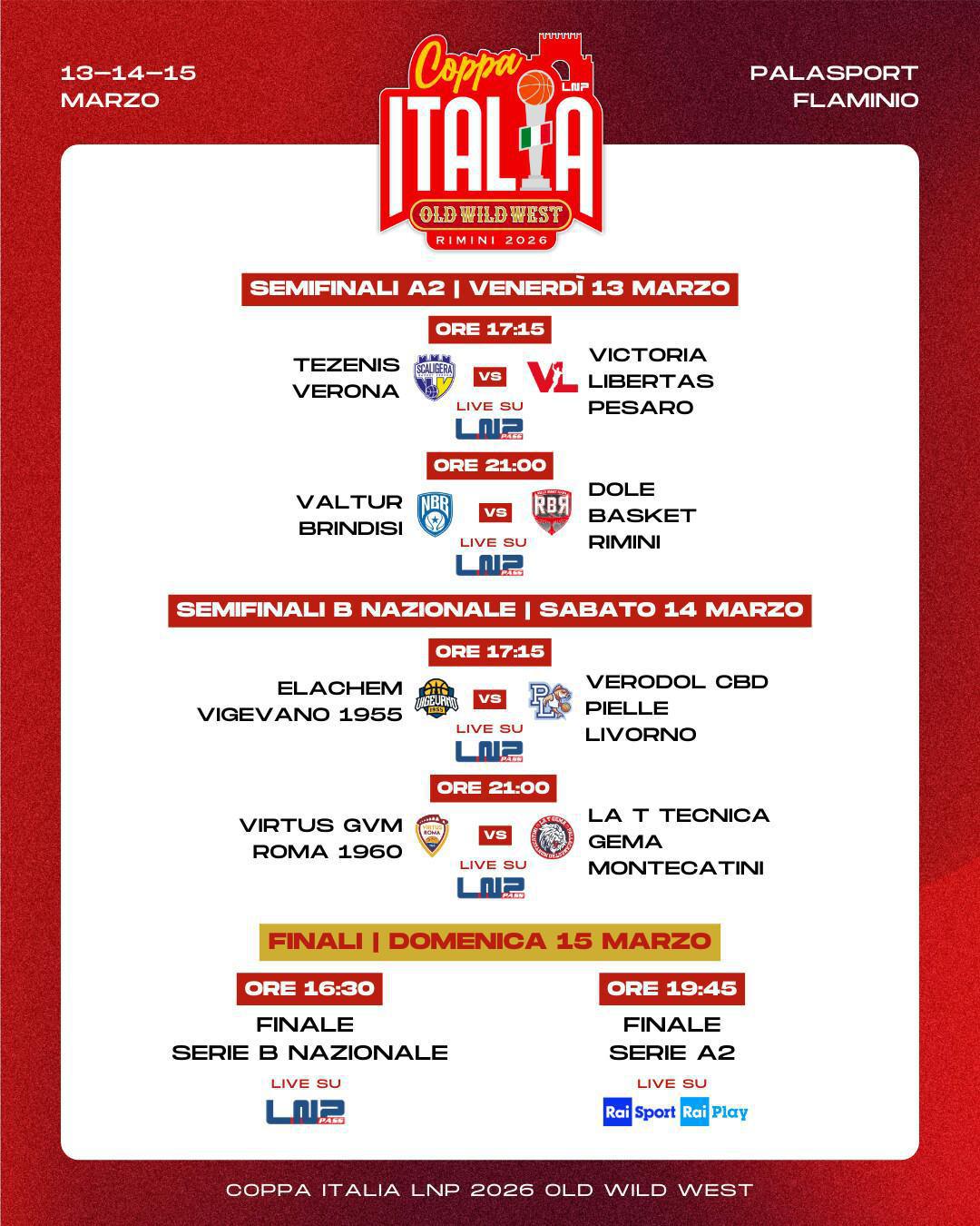 Gli orari delle Final Four di Coppa Italia: quando si giocherà ELAchem Vigevano-Pielle Livorno Gli orari delle Final Four di Coppa Italia: quando si giocherà ELAchem Vigevano-Pielle Livorno