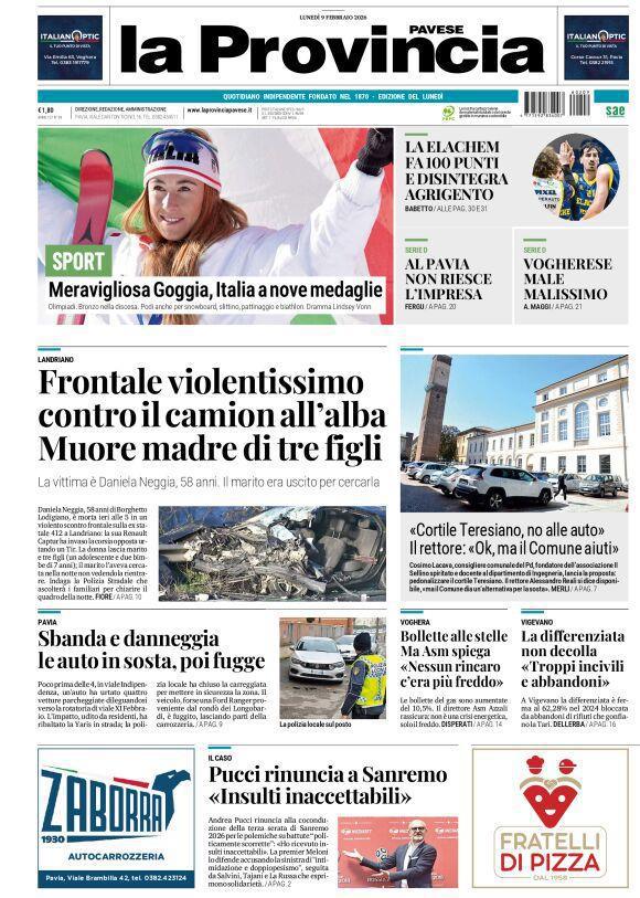09/02/26 - La Provincia Pavese