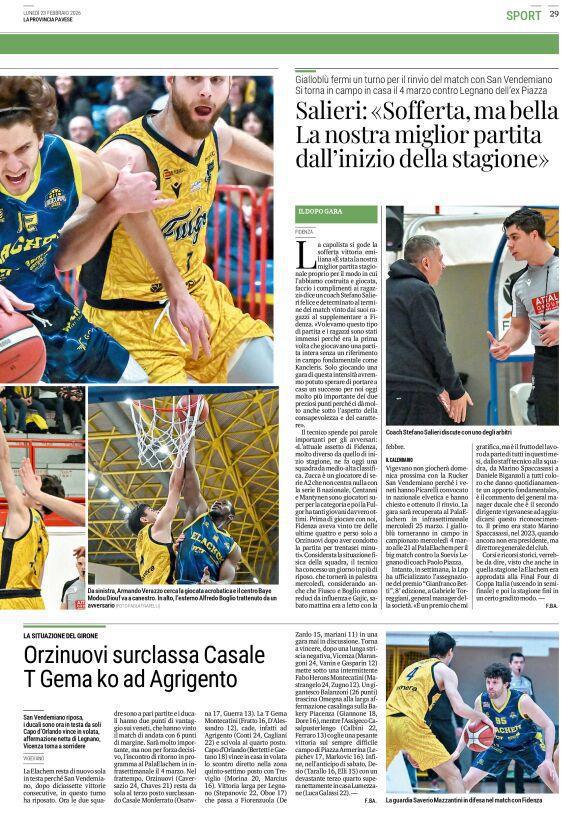23/02/26 - La Provincia Pavese
