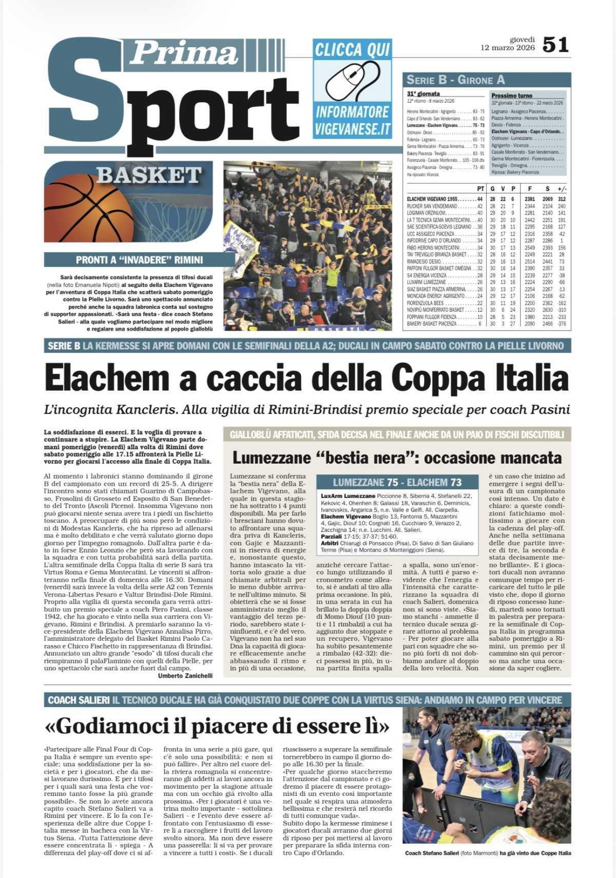 13/03/26 - L’Informatore Vigevanese