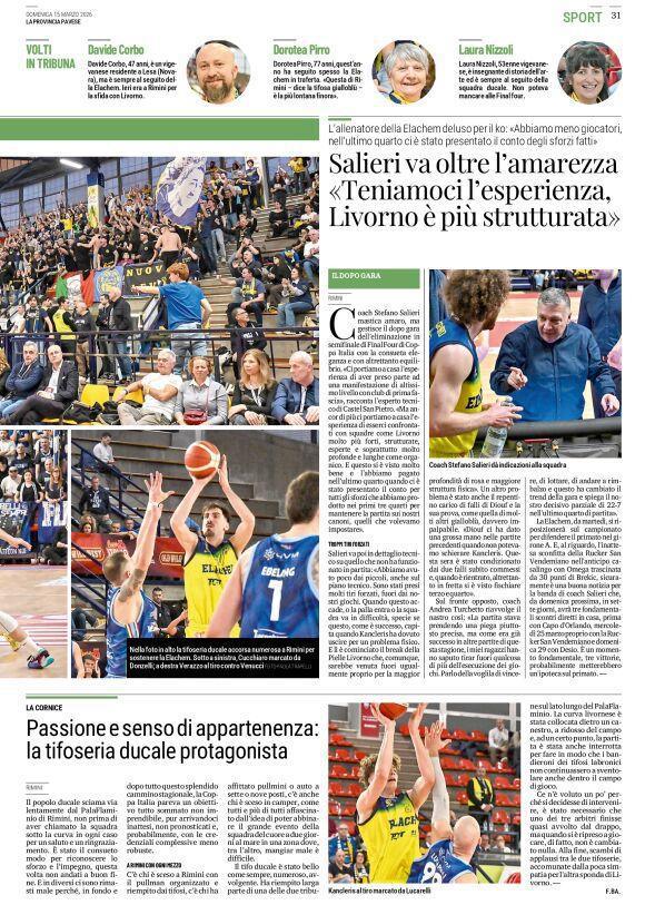 15/03/26 - La Provincia Pavese