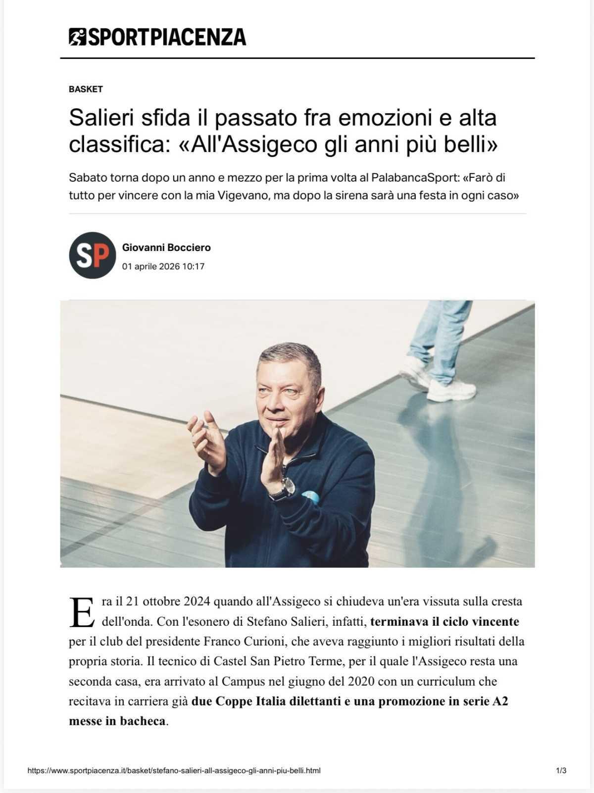 31/03/26 - Sport Piacenza