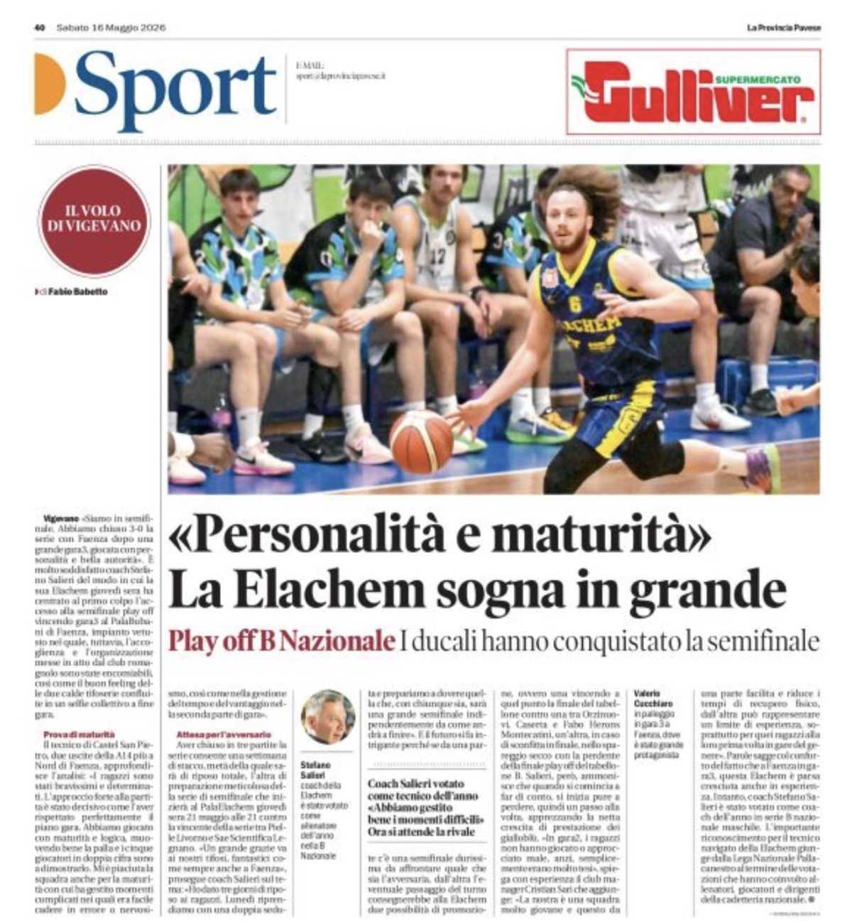 16/05/26 - La Provincia Pavese