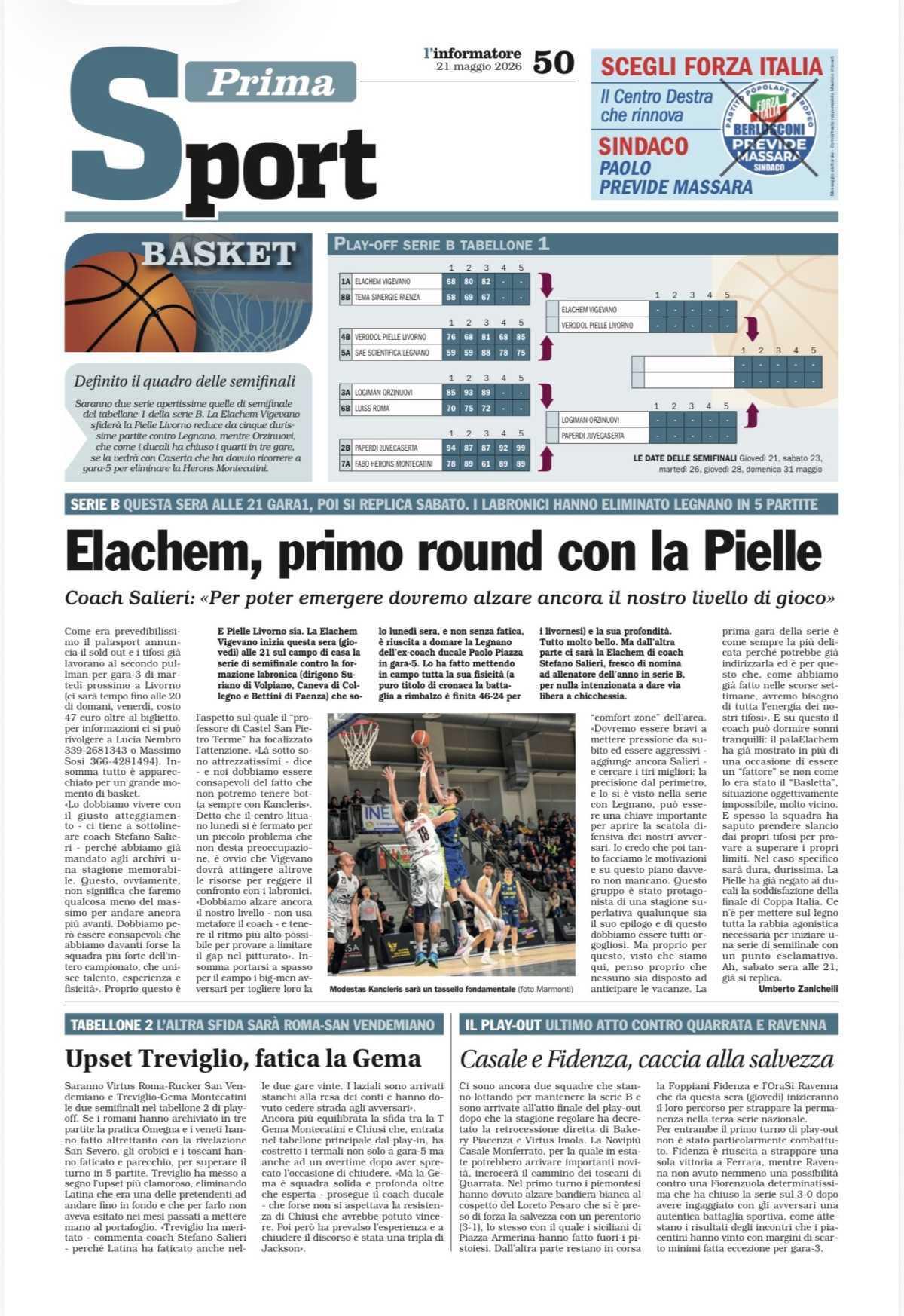 21/05/26 - L’Informatore Vigevanese
