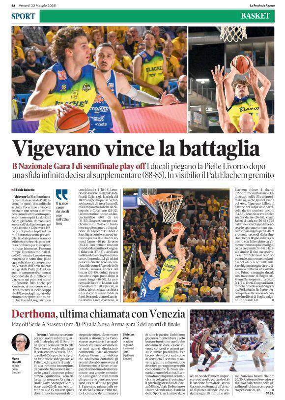 22/05/26 - La Provincia Pavese