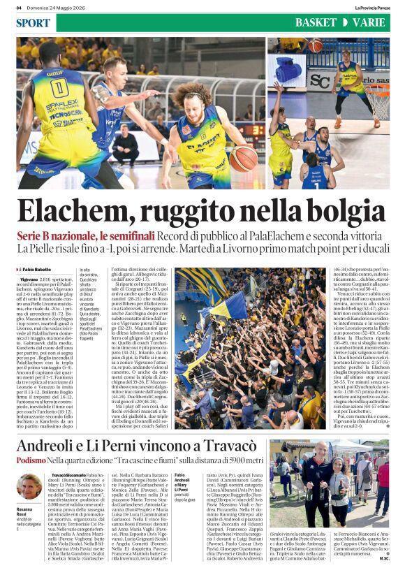 24/05/26 - La Provincia Pavese