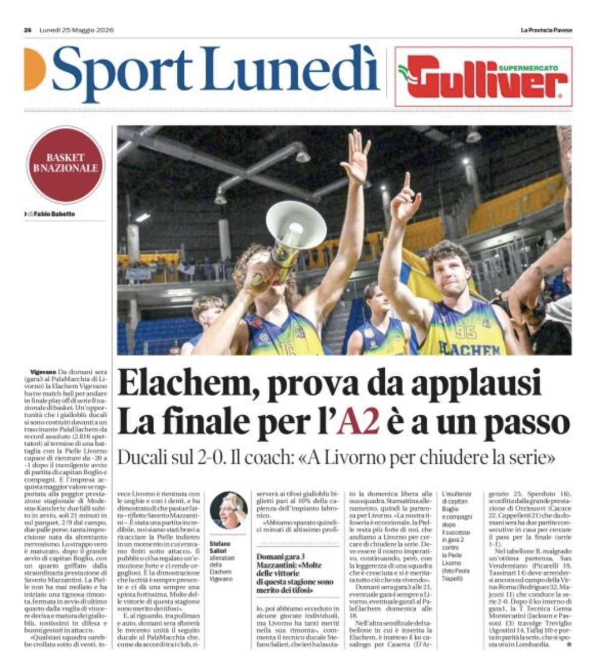 25/05/26 - La Provincia Pavese