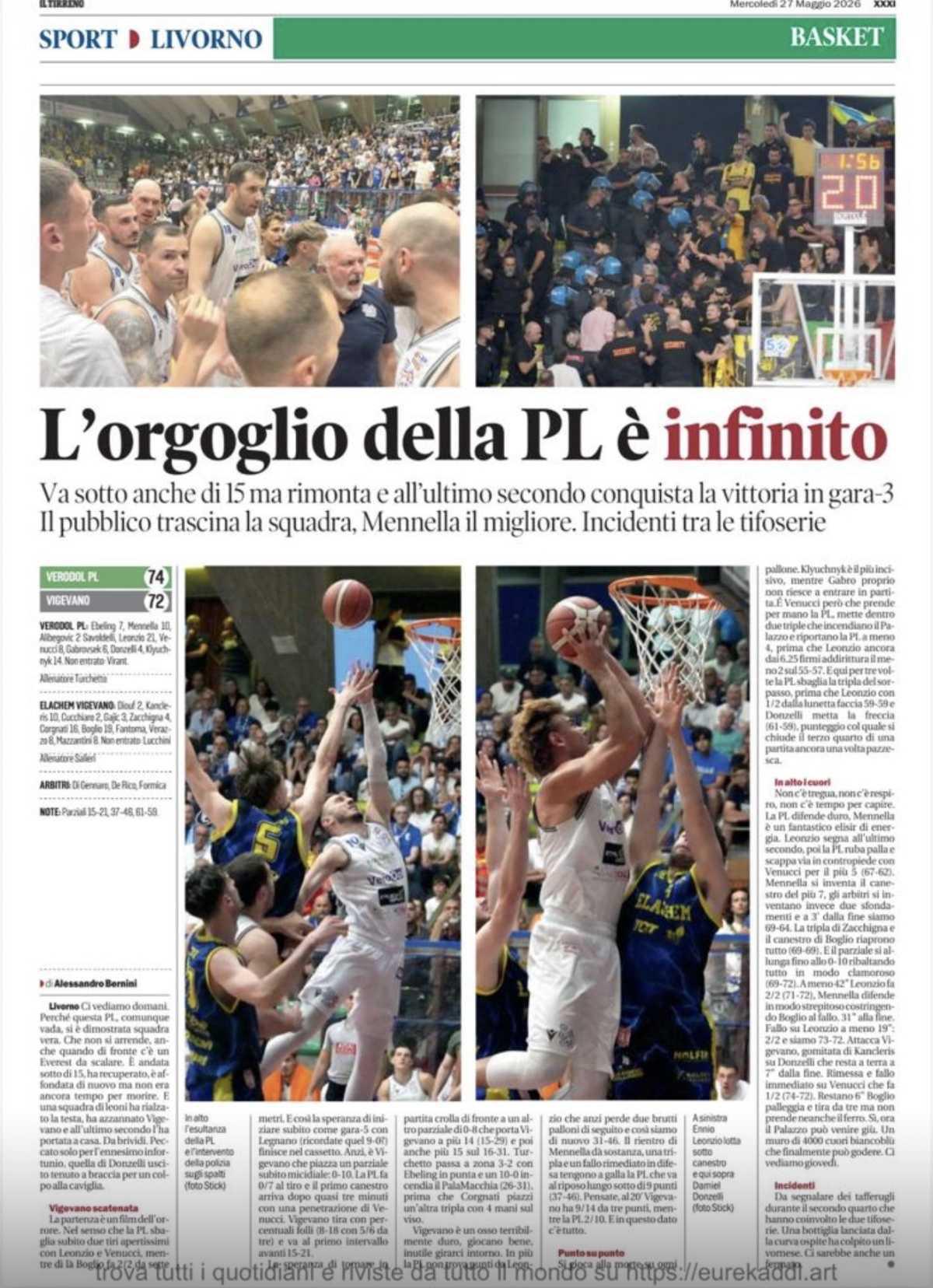 27/05/26 - Il Tirreno