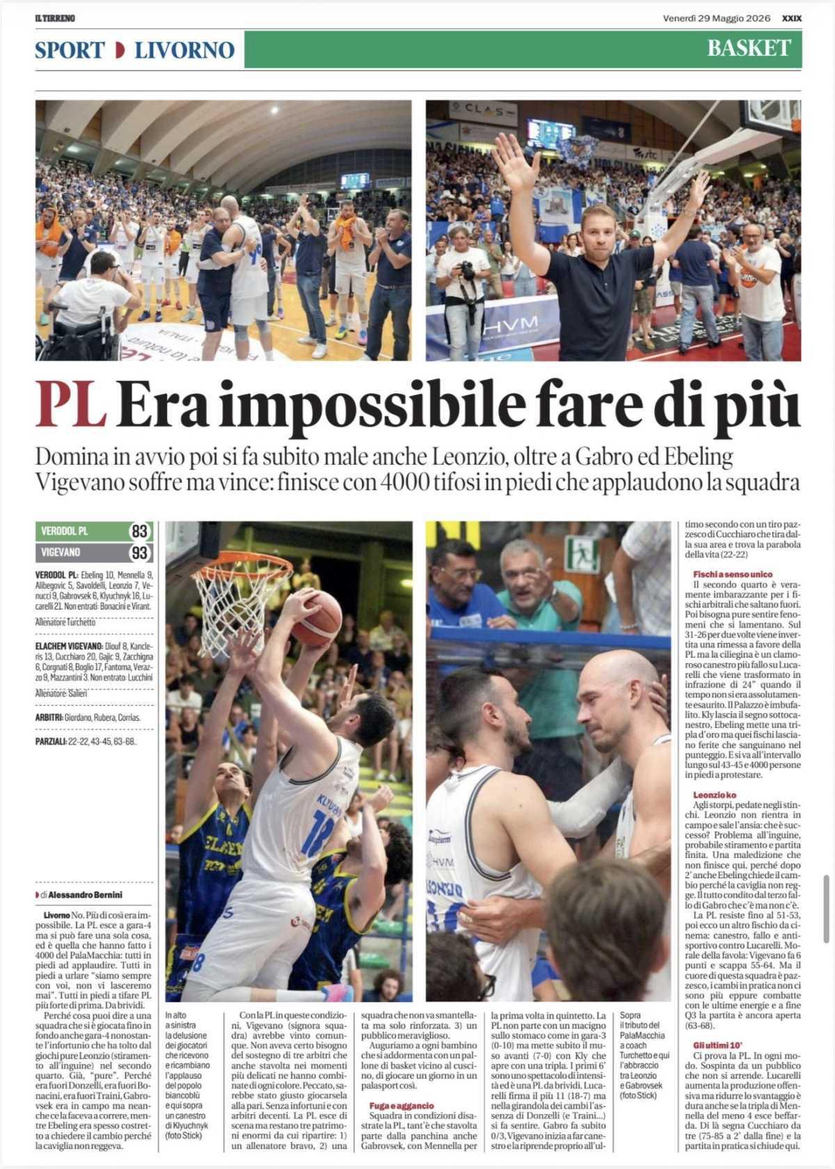 29/05/26 - Il Tirreno