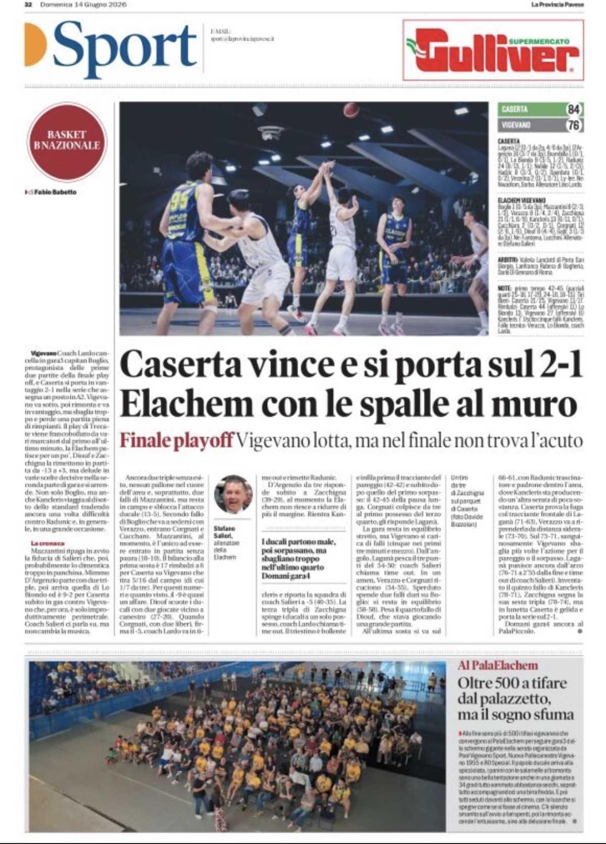 14/06/26 - La Provincia Pavese