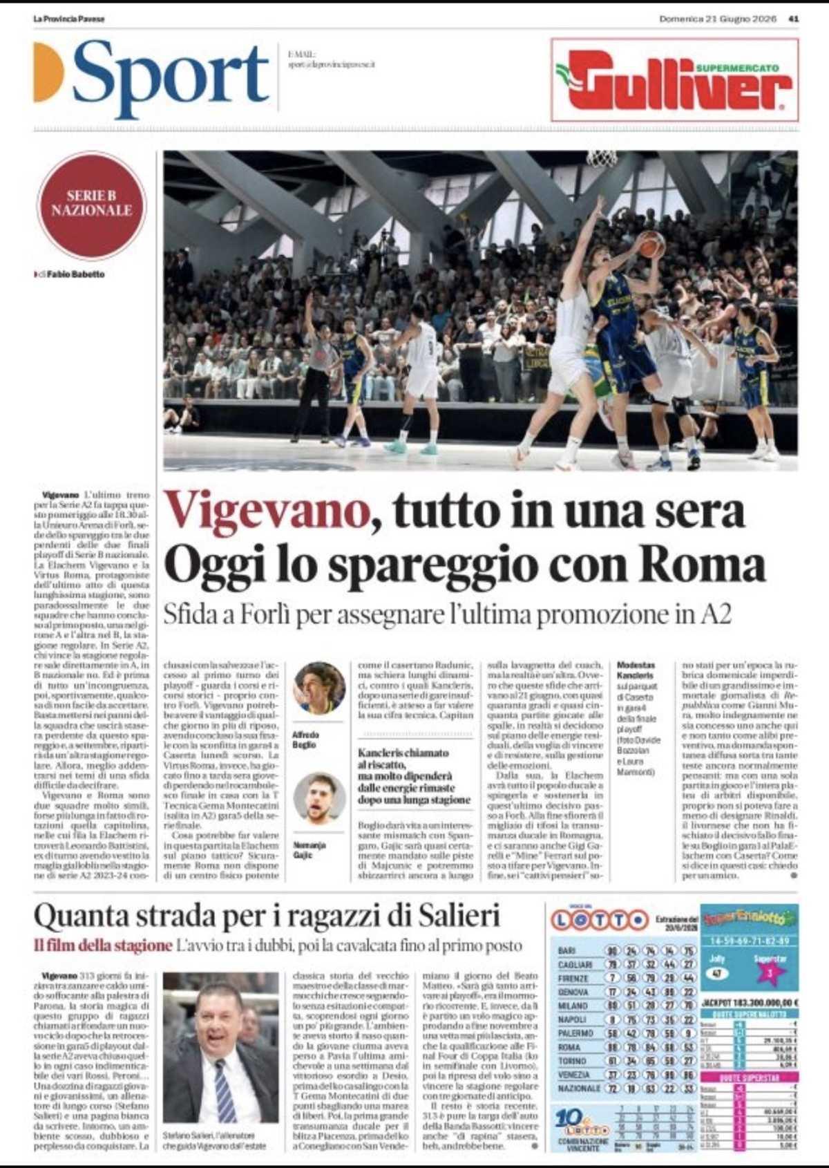 21/06/26 - La Provincia Pavese