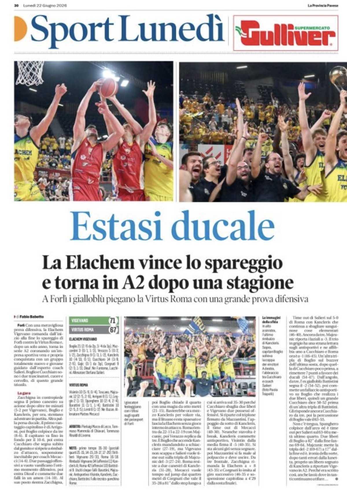 22/06/26 - La Provincia Pavese