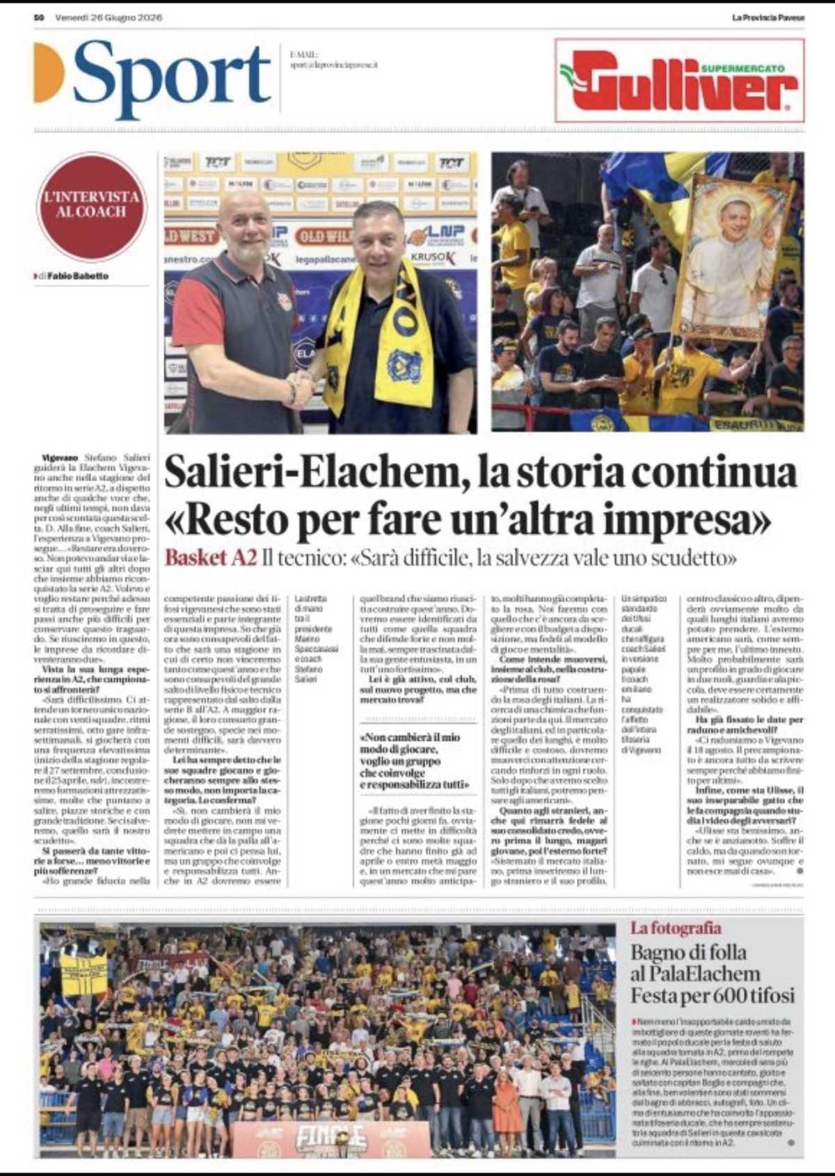 26/06/26 - La Provincia Pavese
