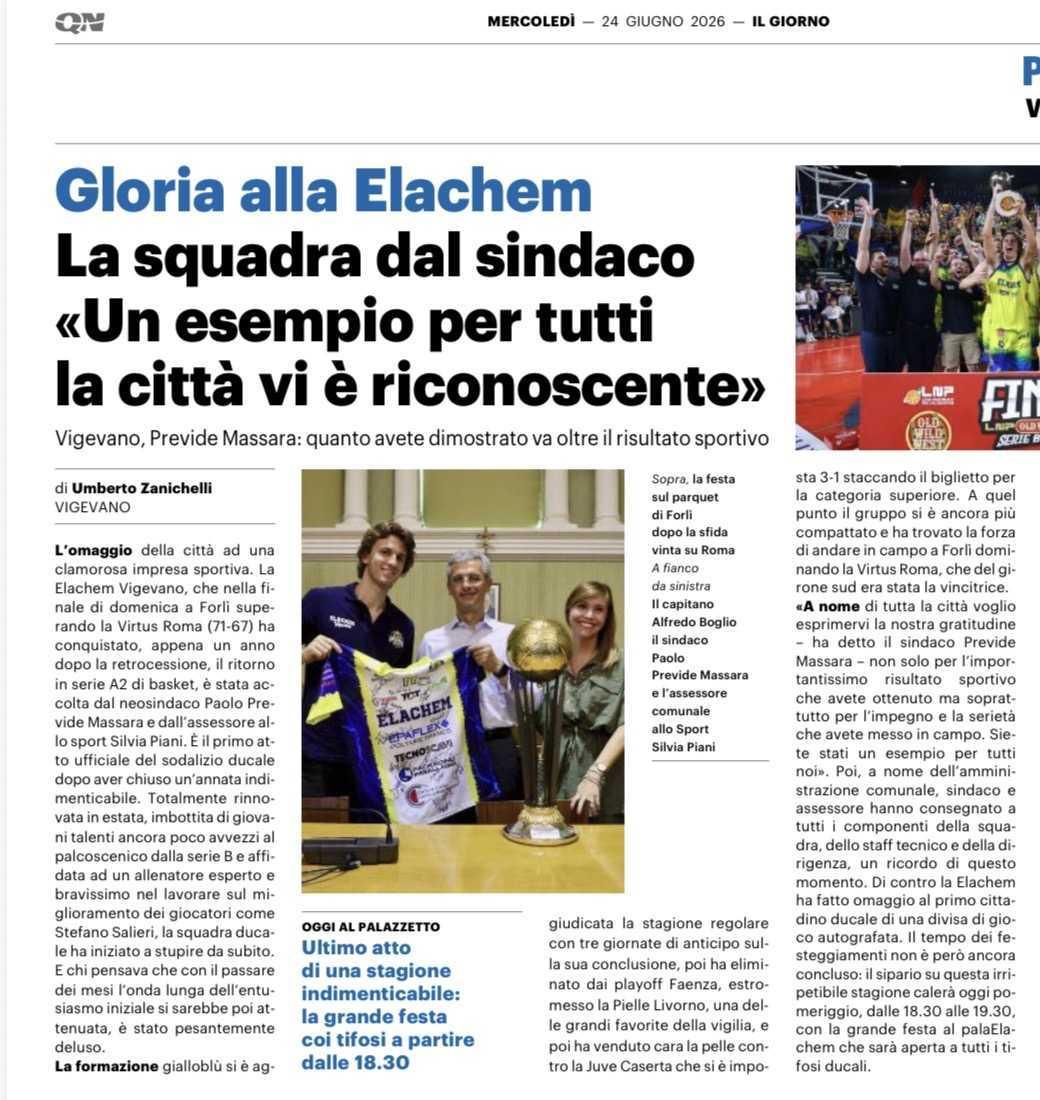 24/06/26 - Il Giorno