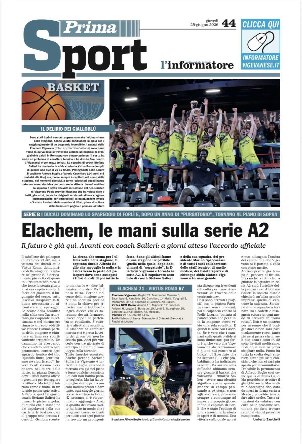 26/06/26 - L’Informatore Vigevanese