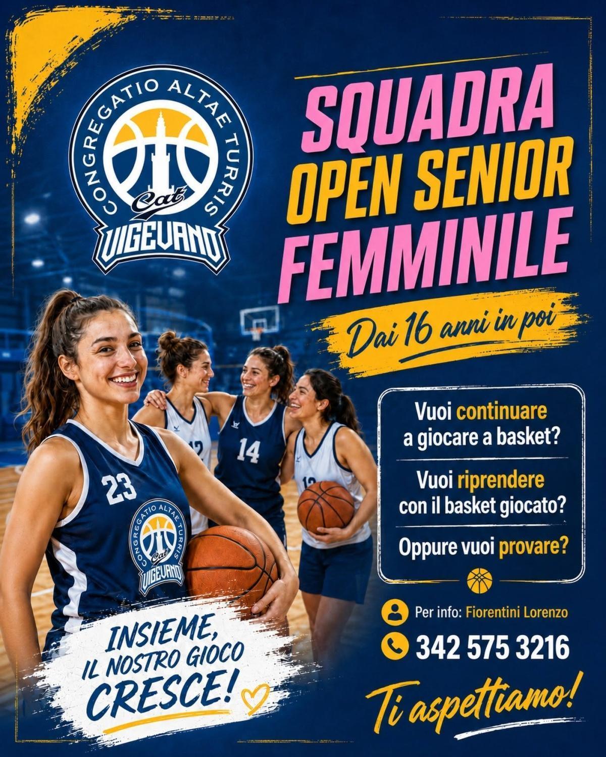 Torna la squadra femminile di basket a Vigevano! Torna la squadra femminile di basket a Vigevano!