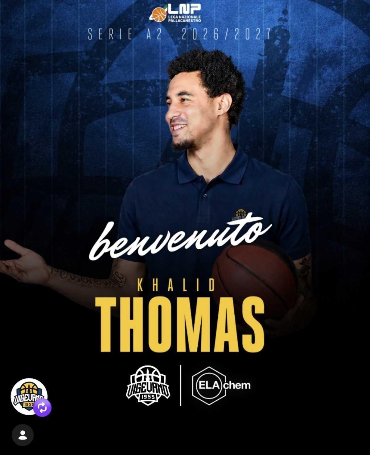 Khalid Thomas e’ il primo straniero di Vigevano 1955