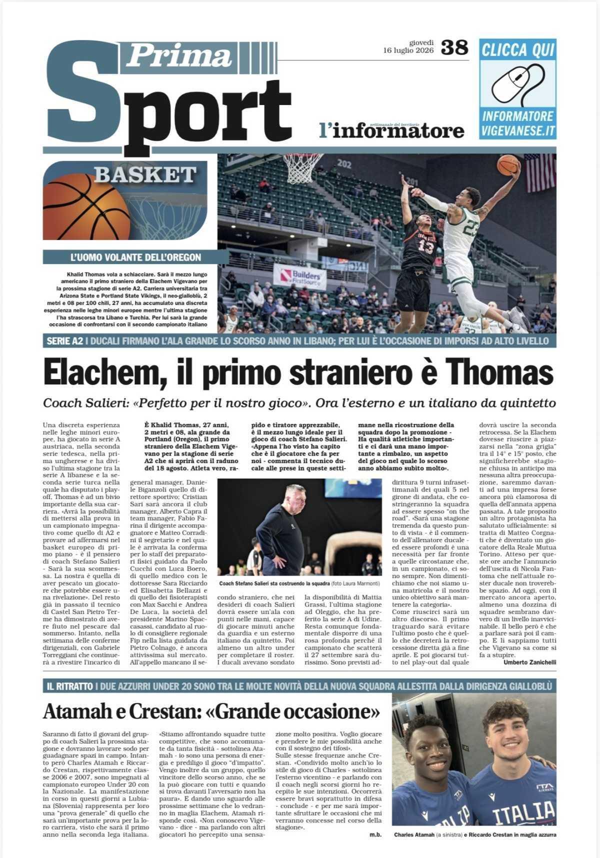 17/07/26 - L’Informatore Vigevanese
