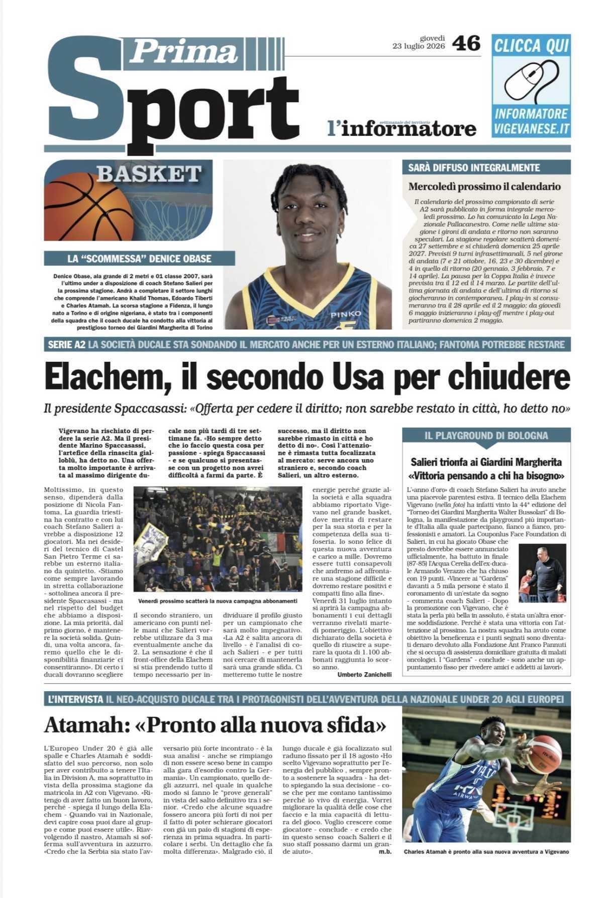 24/07/26 - L’Informatore Vigevanese