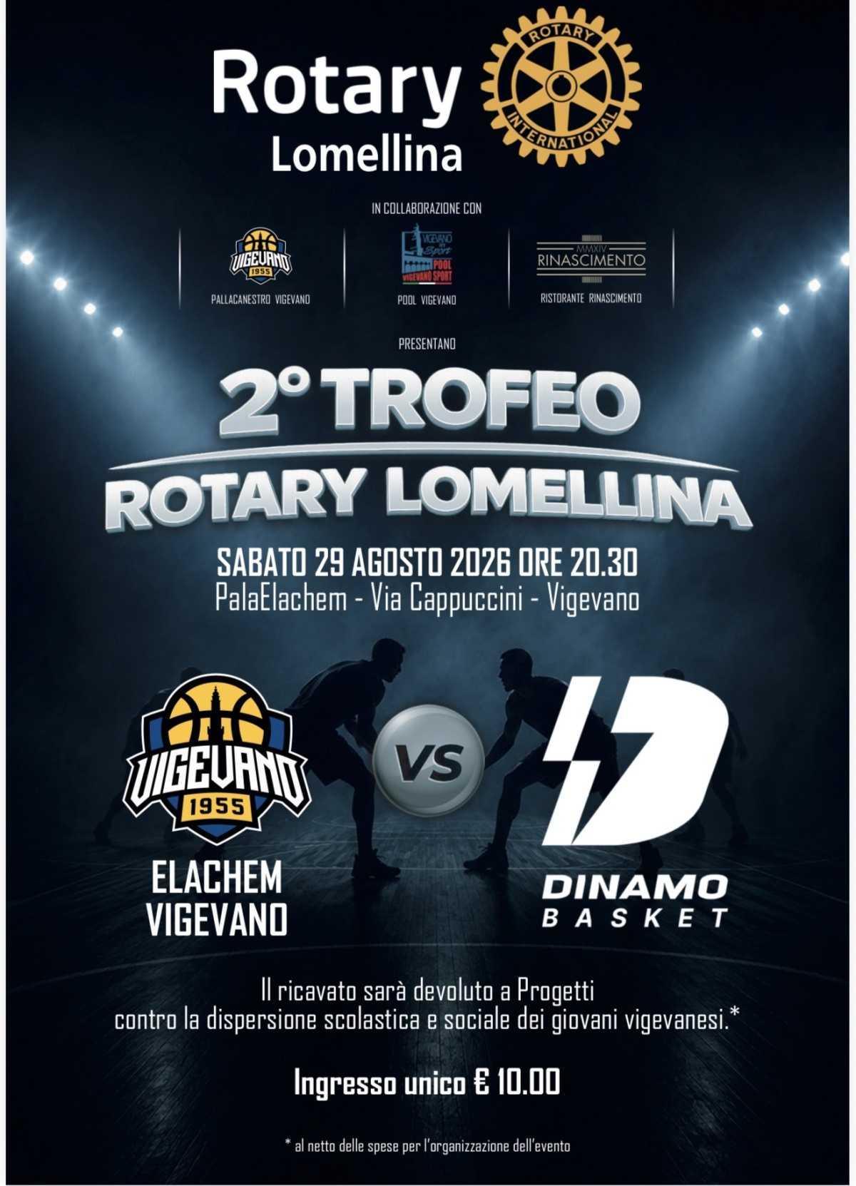 Sabato 29 agosto torna il "Trofeo Rotary Lomellina" con Vigevano 1955-Sassari