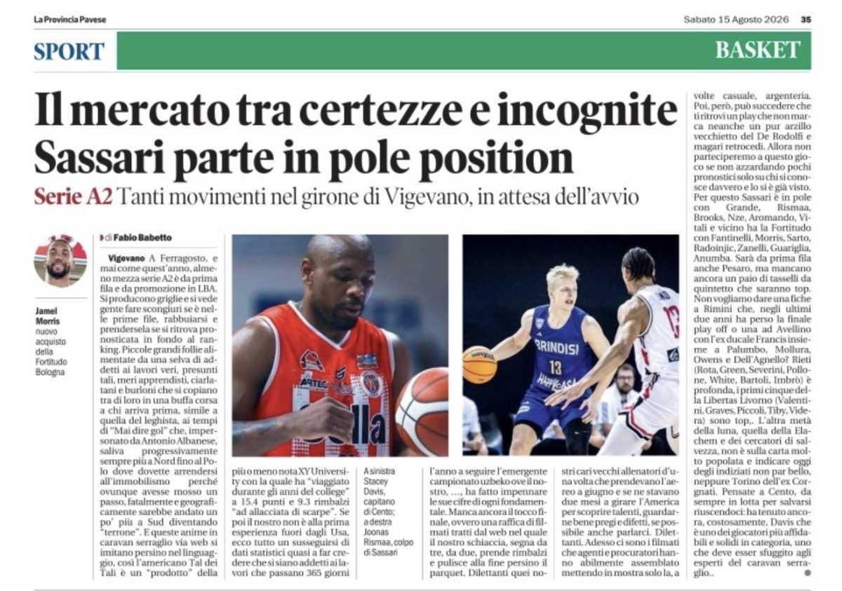 15/08/26 - La Provincia Pavese