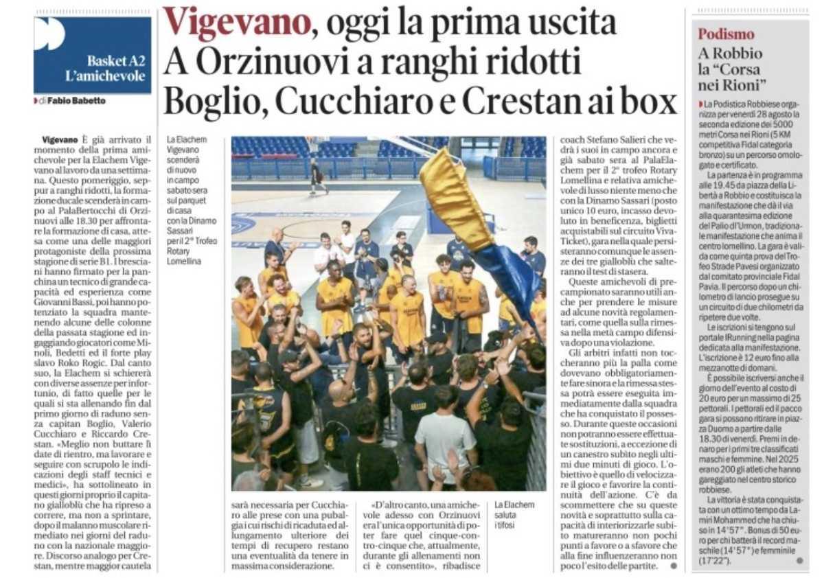 26/08/26 - La Provincia Pavese