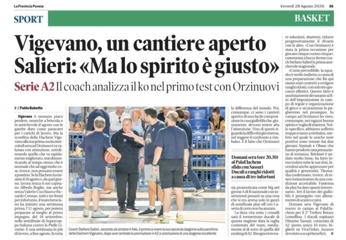 28/08/26 - La Provincia Pavese