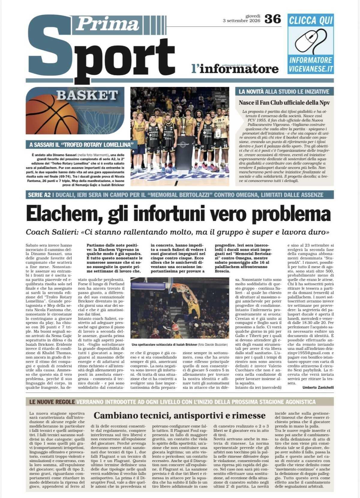 04/09/26 - L’Informatore Vigevanese