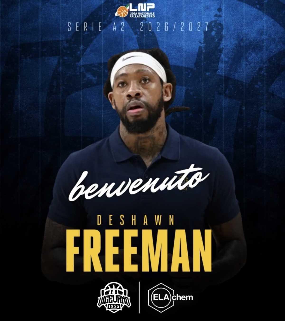 Deshawn Freeman è un nuovo giocatore della ELAchem Vigevano 1955 Deshawn Freeman è un nuovo giocatore della ELAchem Vigevano 1955