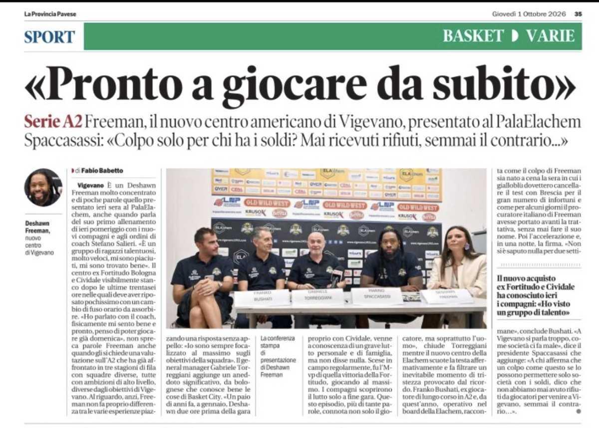 01/01/26 - La Provincia Pavese