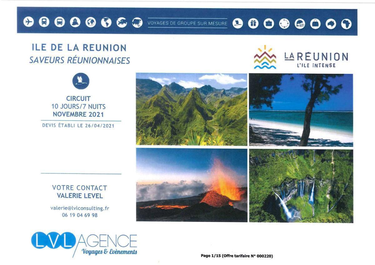 Voyage ile de la réunion 