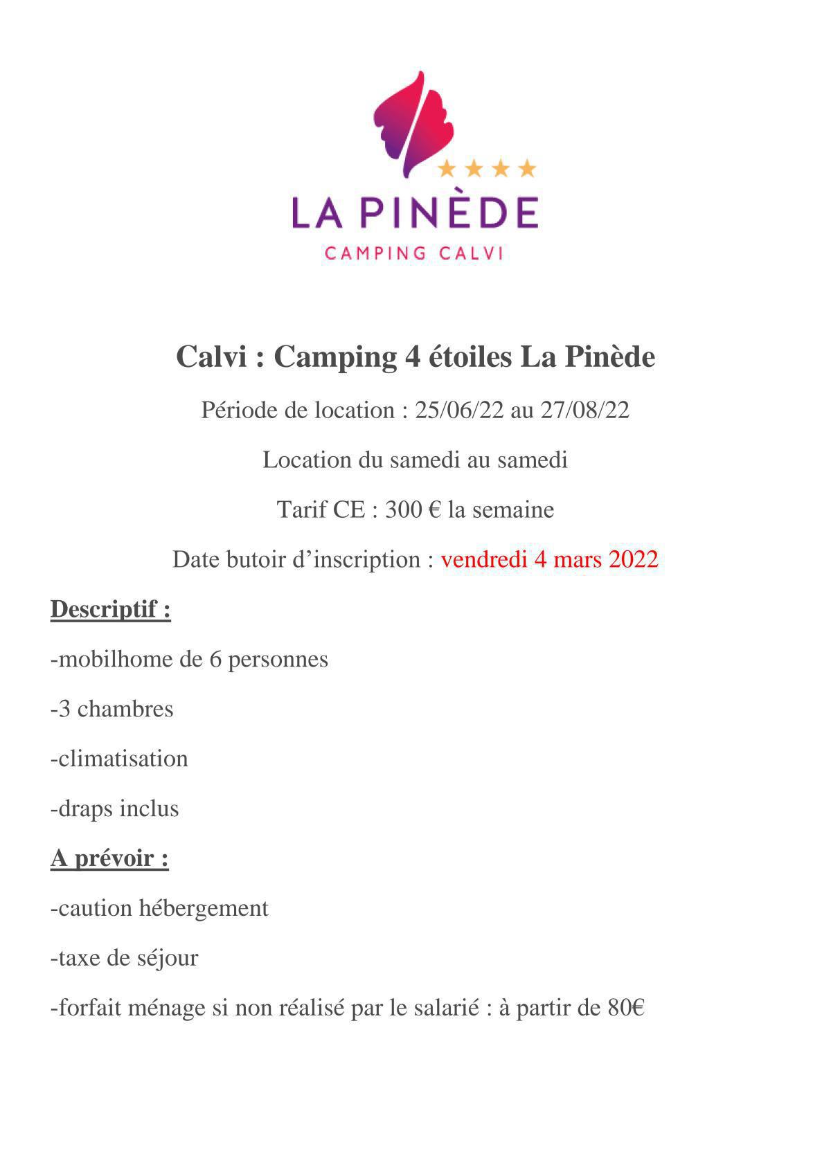 Ouverture linéaire 2022!!!