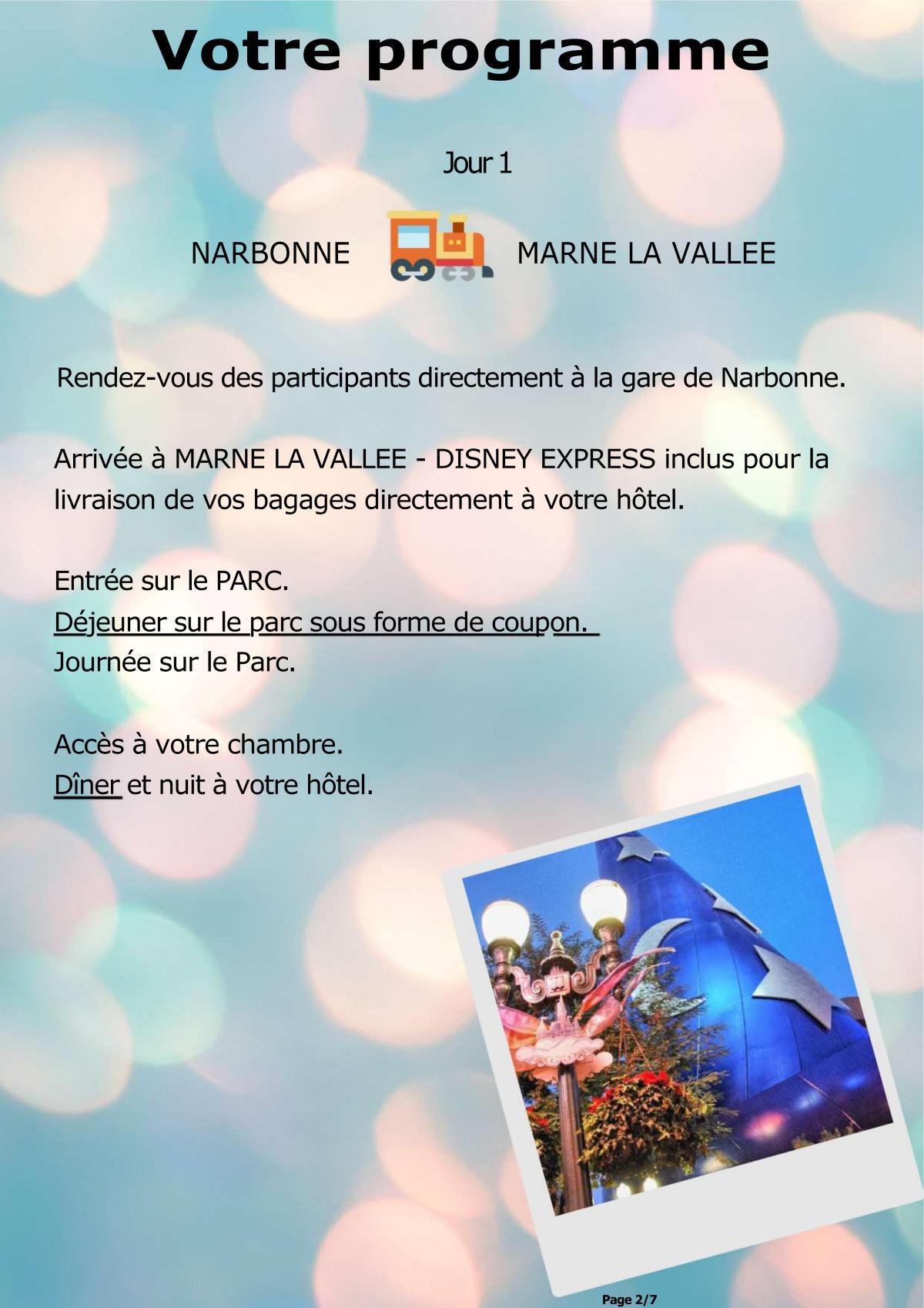 Séjour Disney