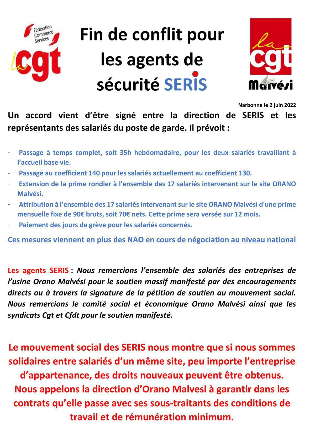 Victoire des SERIS