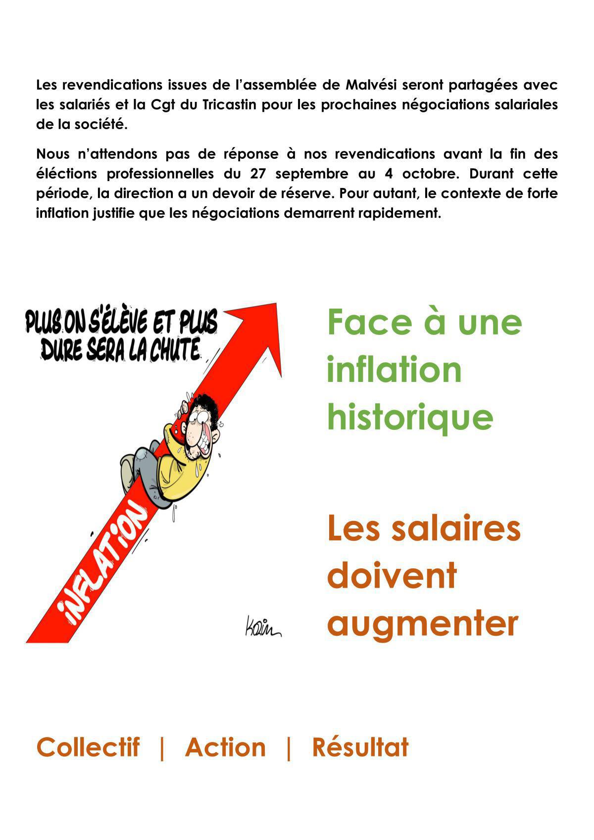 Compte rendu AG Cgt du 6 septembre