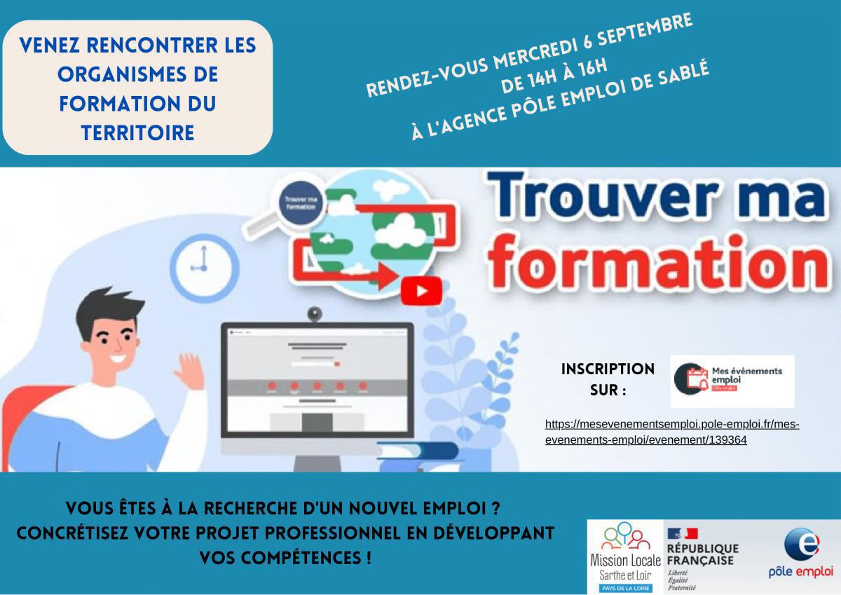 RENCONTR’FORMATION à Sablé-sur-Sarthe : Trouvez et validez votre projet professionnel