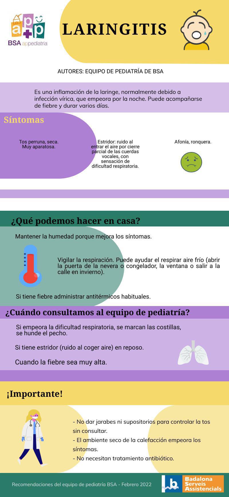 tiene laringitis
