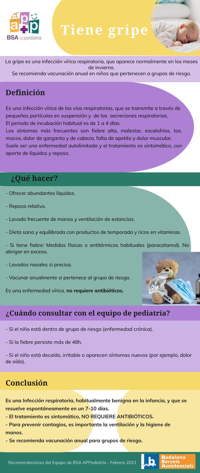 tiene gripe