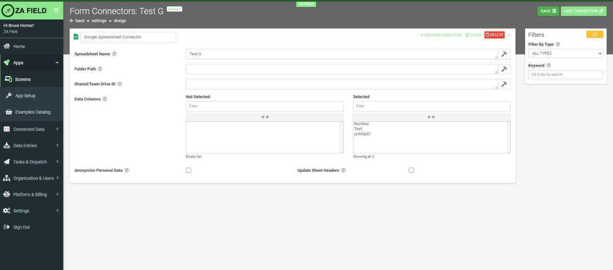 Google Data Connectors Google Data Connectors