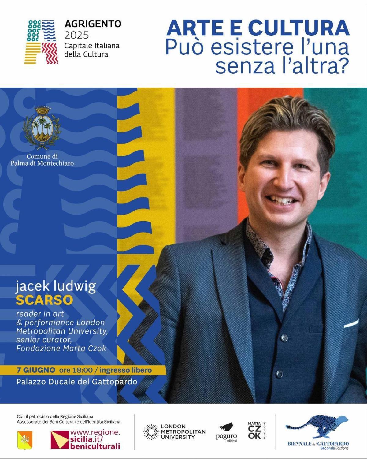 ARTE E CULTURA può esistere l'una senza l'altra? (inizio ore 18.00)