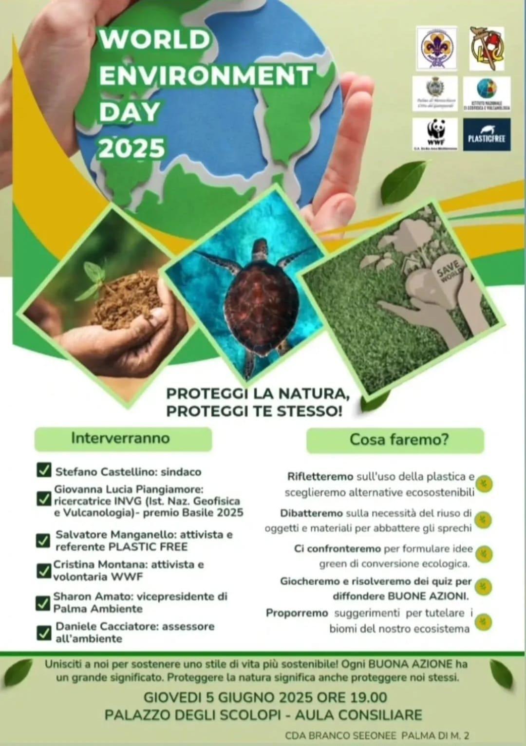 World Environment Day 2025 - Proteggi la Natura, Proteggi Te Stesso (inizio ore 19.00)
