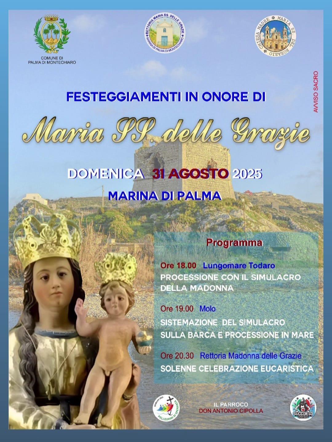 Festeggiamenti in onore di Maria SS. delle Grazie (dalle ore 18.00)