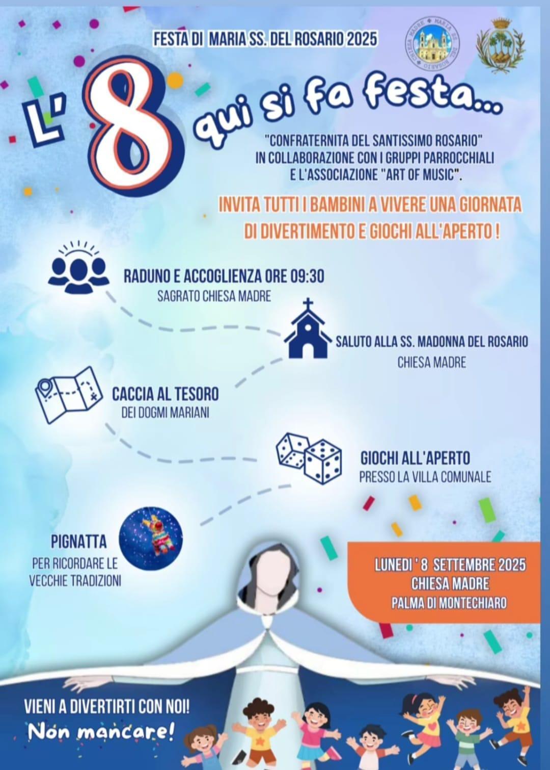 Festa di Maria SS. del Rosario - L'8 qui si fa festa... (dalle ore 9.30)