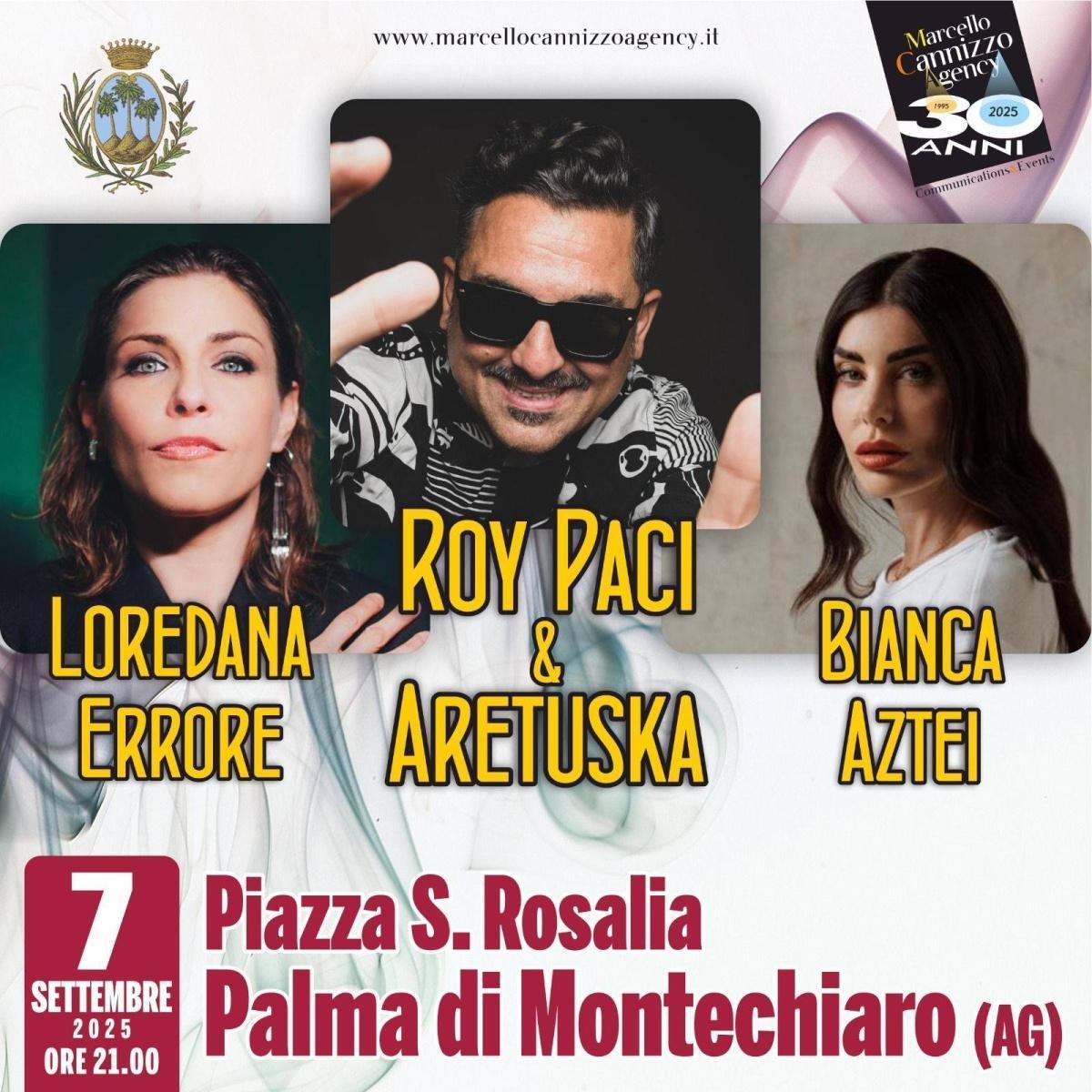 Loredana Errore - Roy Paci & Aretuska - Bianca Atzei (start h. 21.00)